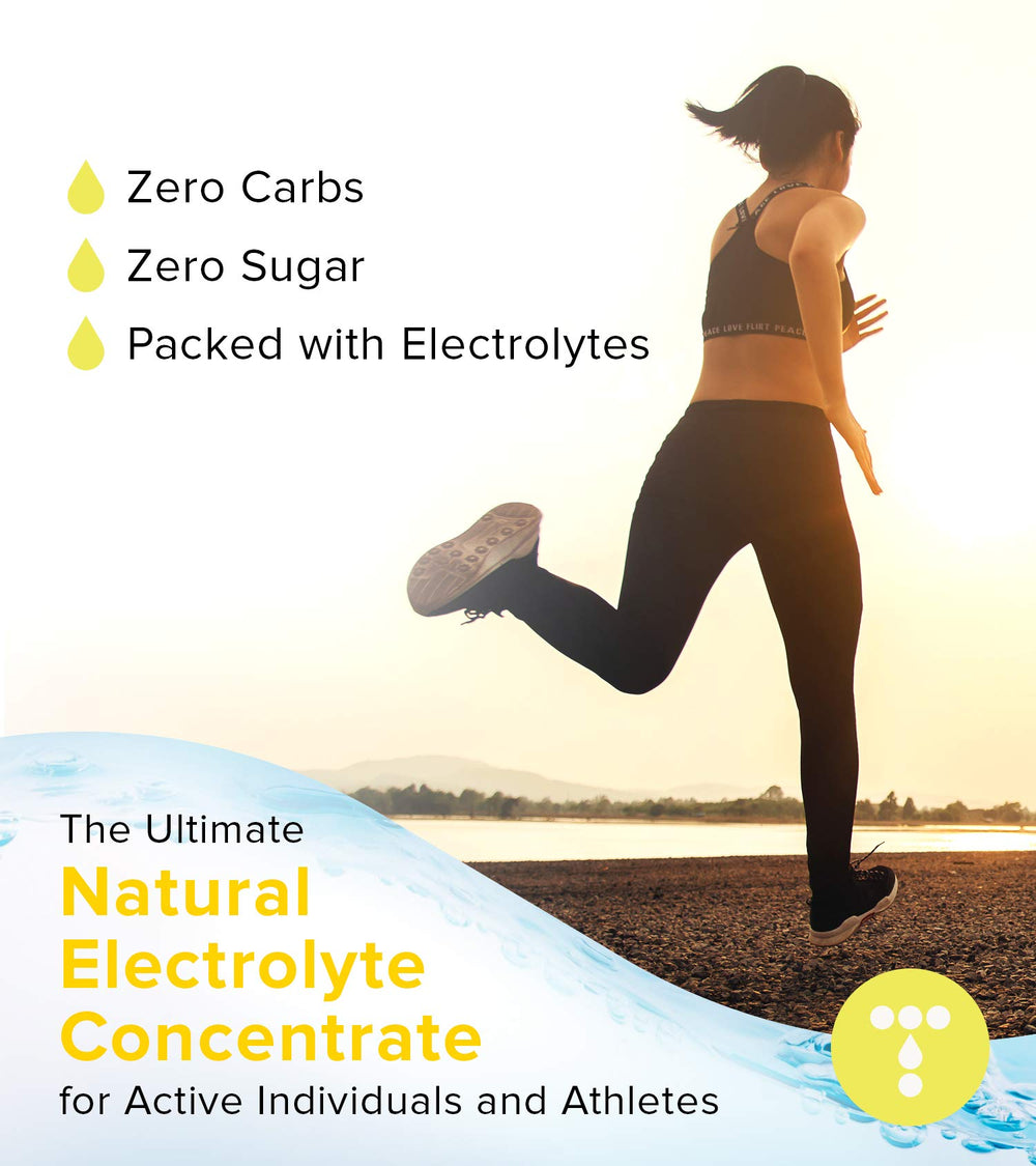 Total Hydration Daylyte lemon slices beside the bottle for zest flavor