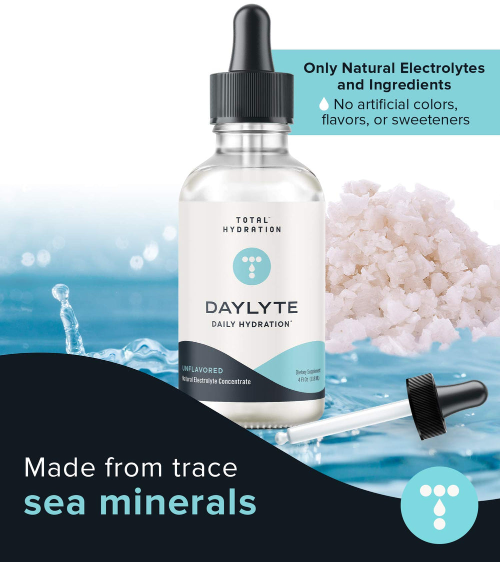 Total Hydration Daylyte mineral blend highlights calcium and magnesium.