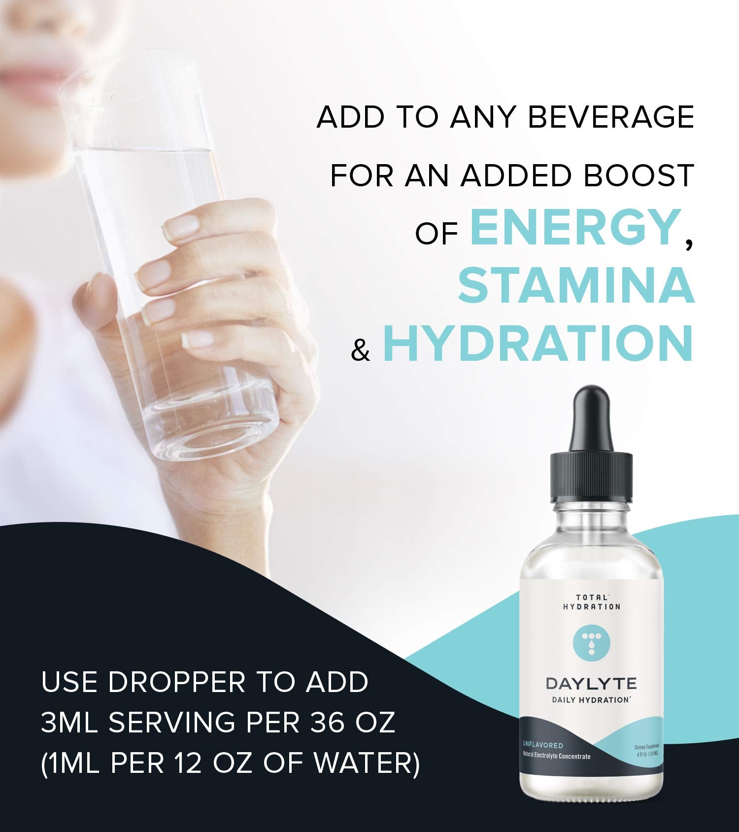 Total Hydration Daylyte post-workout routine emphasizes rapid rehydration.