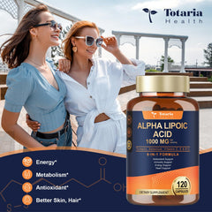 Totaria two-pack Alpha Lipoic Acid on shelf highlighting value.
