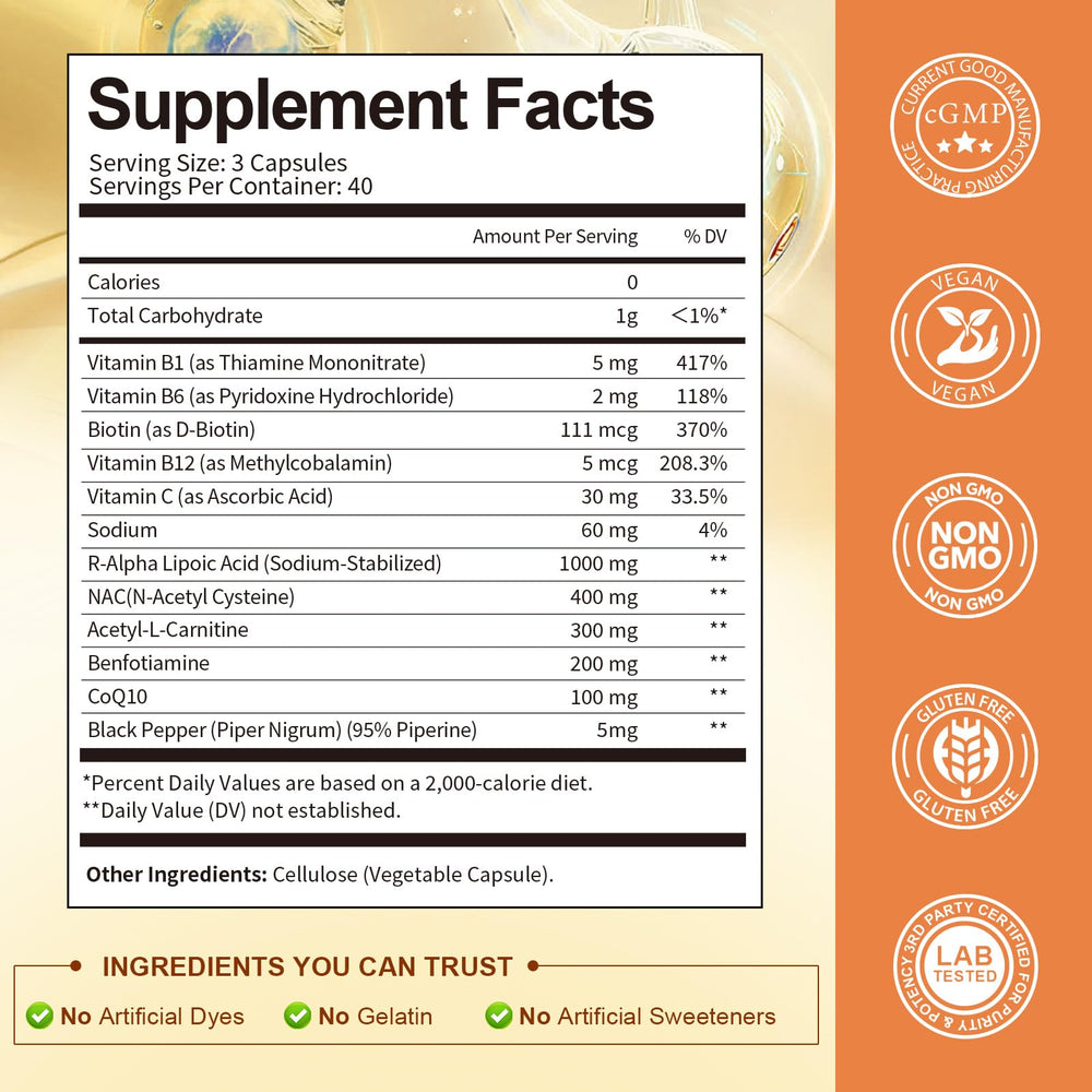 Totaria B vitamins image highlights energy and nerve function support.