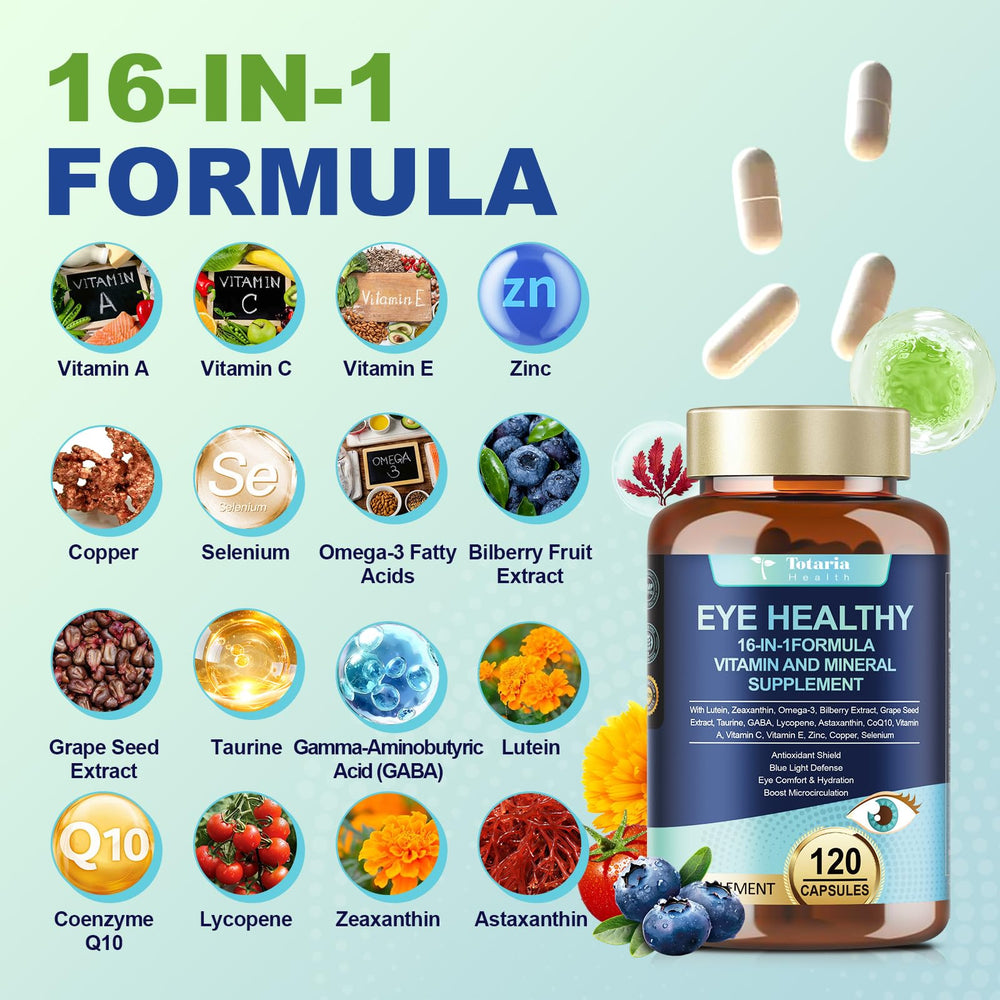 Totaria bilberry extract capsules for daily eye comfort