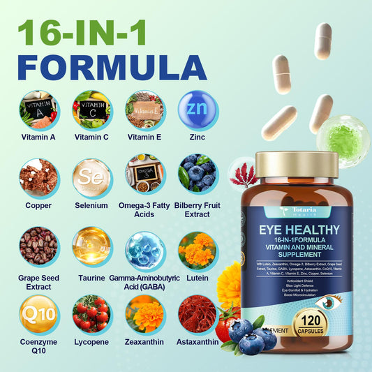 Totaria bilberry extract capsules for daily eye comfort