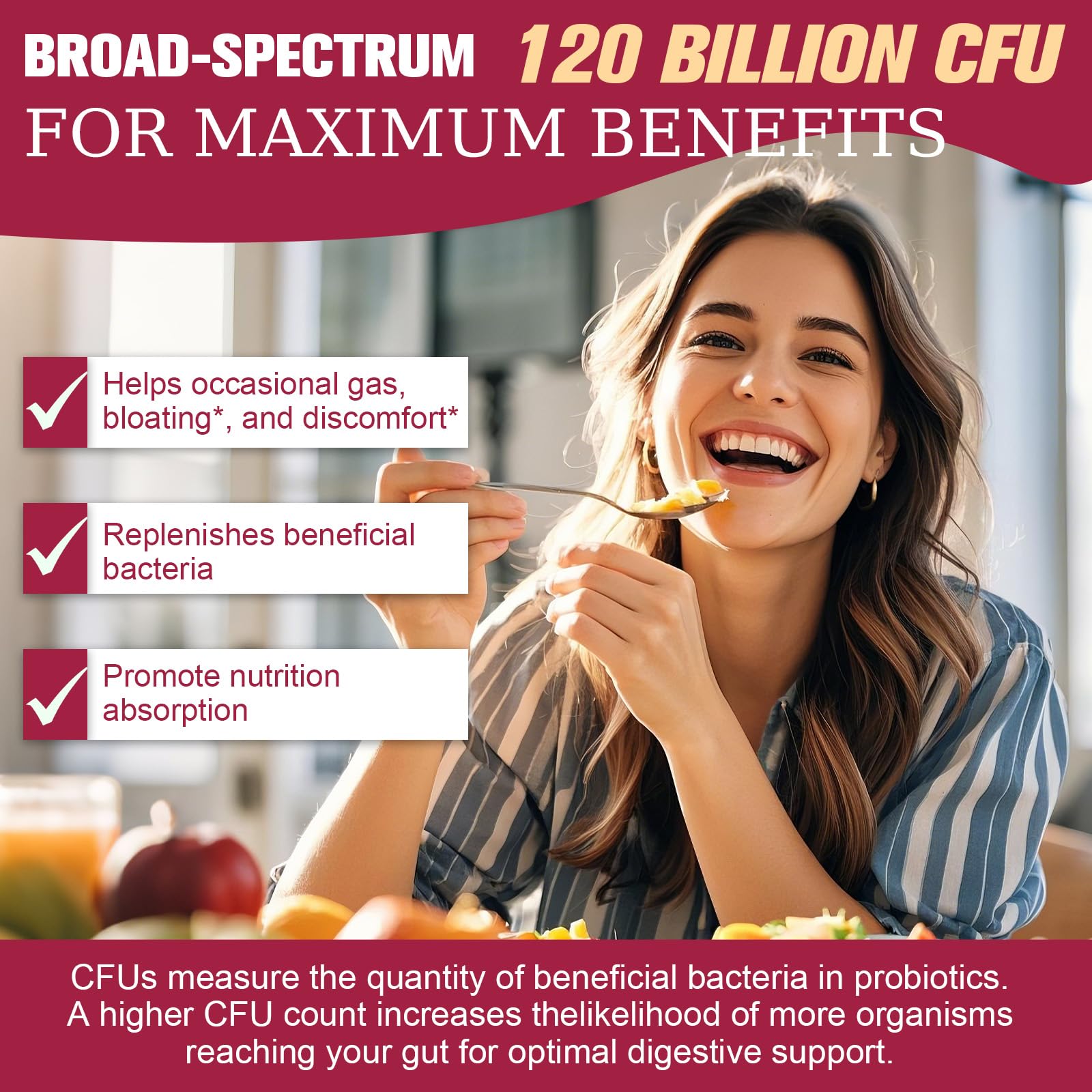 Totaria D-Mannose ingredient included for biome balance support