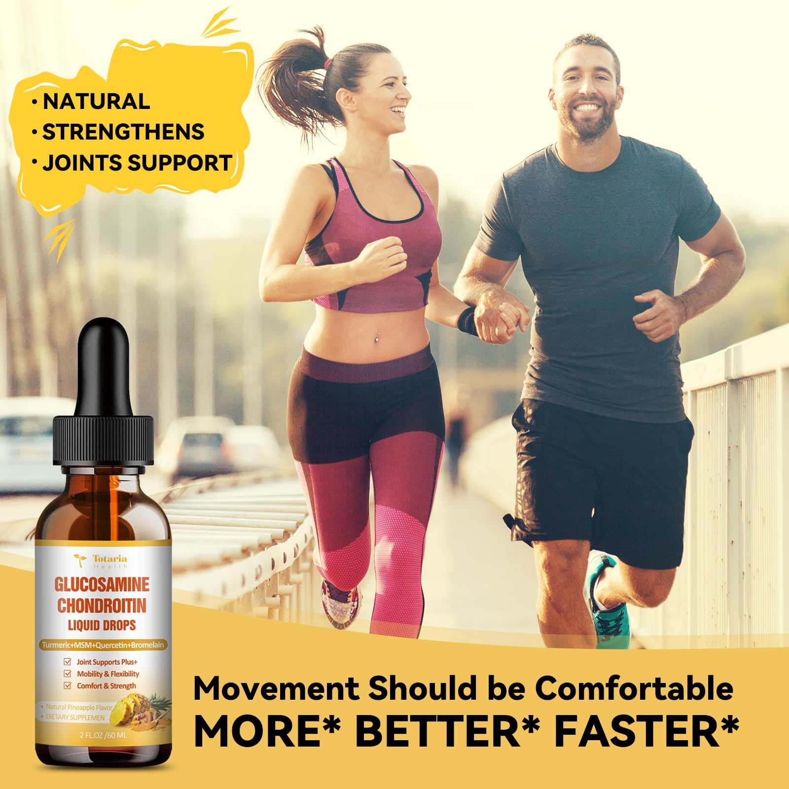 Totaria label on bottle highlights vegan, non-GMO formula.
