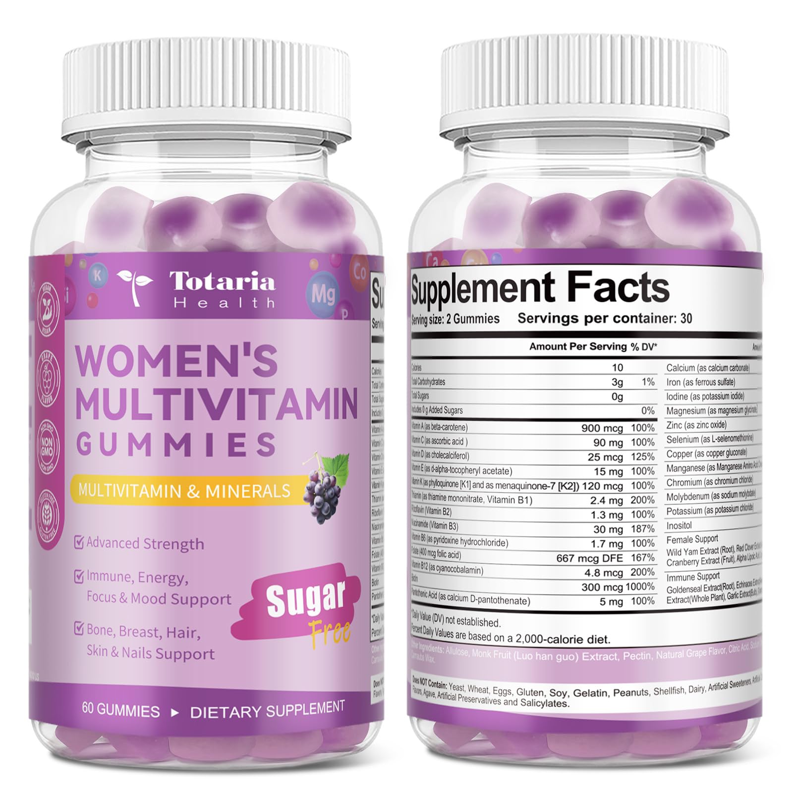 Totaria gummies on kitchen table for everyday wellness