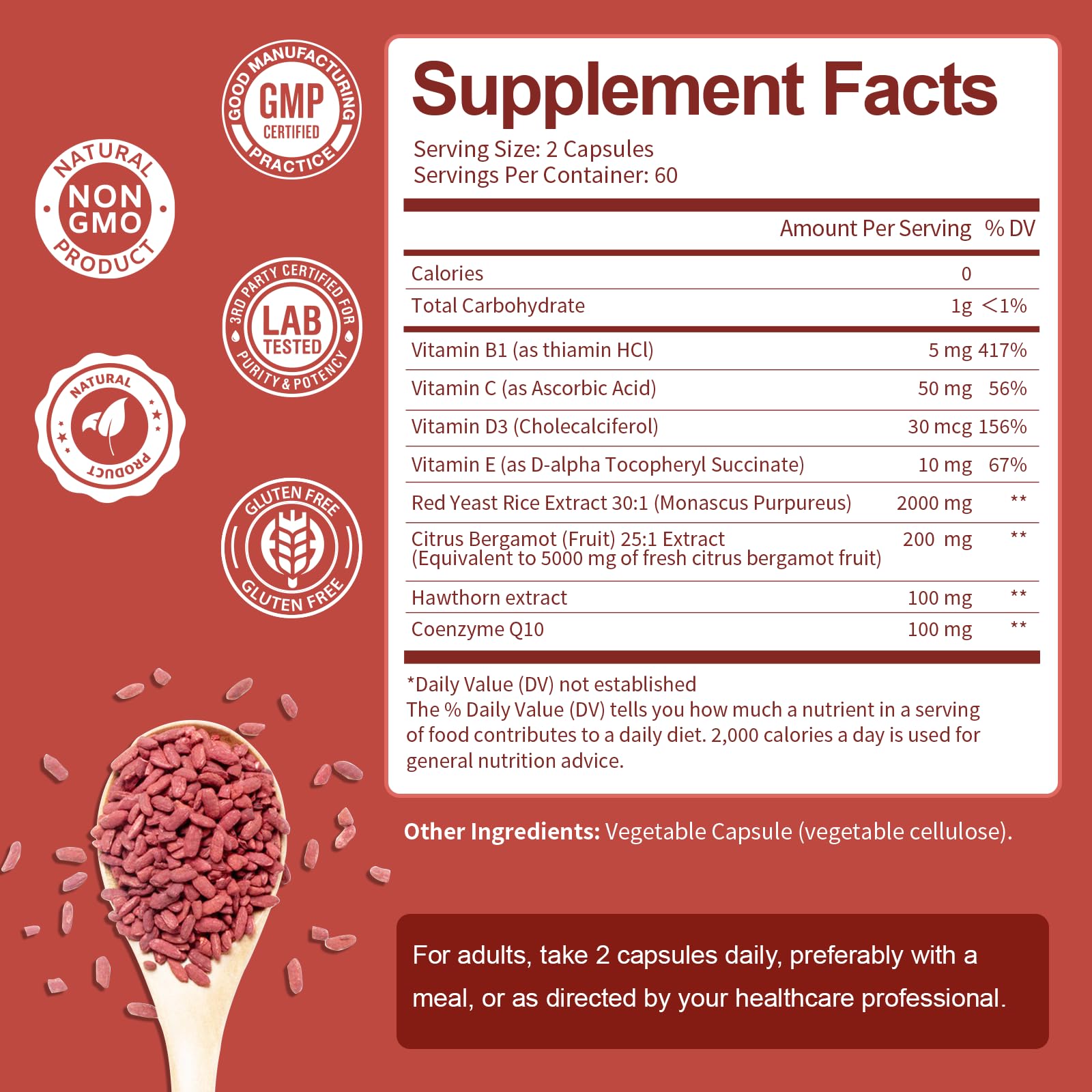 Dried hawthorn berries included in Totaria blend for antioxidant-rich routine