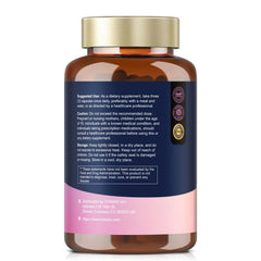 Totaria Inositol capsules closeup highlights easy-to-swallow veggie capsules