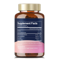 Totaria Inositol pack two bottles on countertop suggests long-term daily support