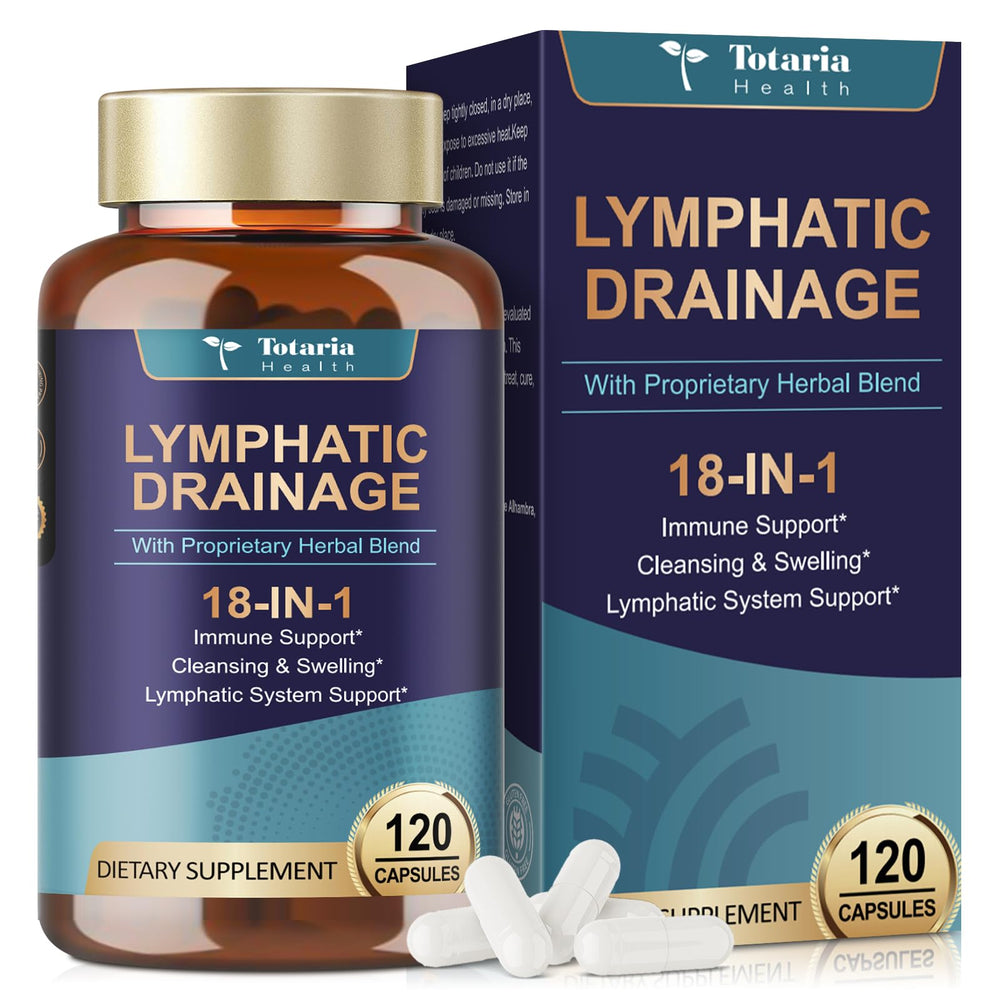 Totaria Lymphatic Drainage bottle for daily wellness routine.