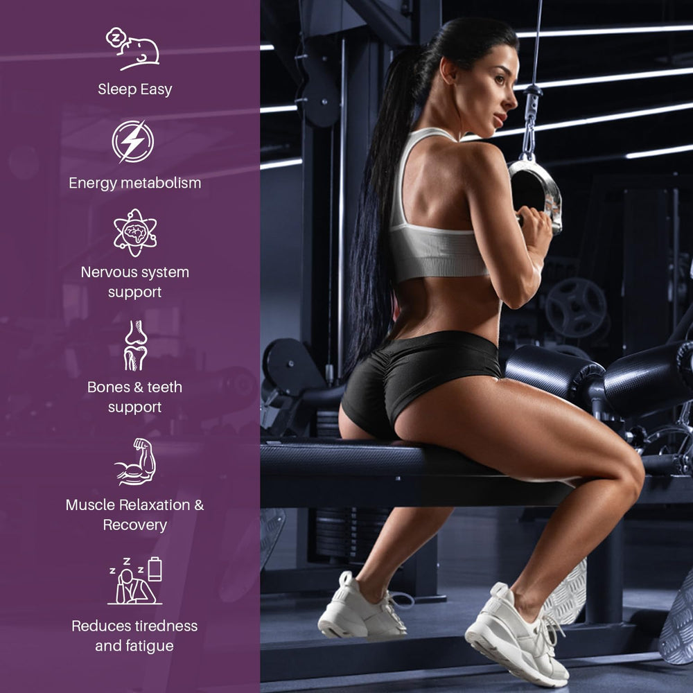 Totaria Magnesium Complex bottle top emphasizes easy-to-swallow capsules for daily use