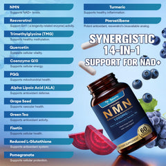 Closeup of Totaria NMN bottle conveying premium packaging and potency.
