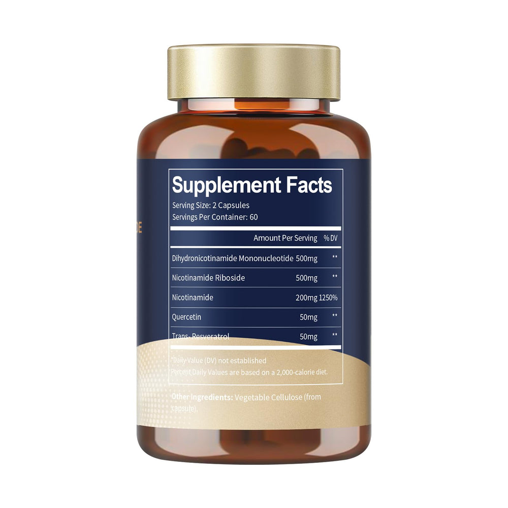 Totaria NMNH capsules on white background for easy daily intake