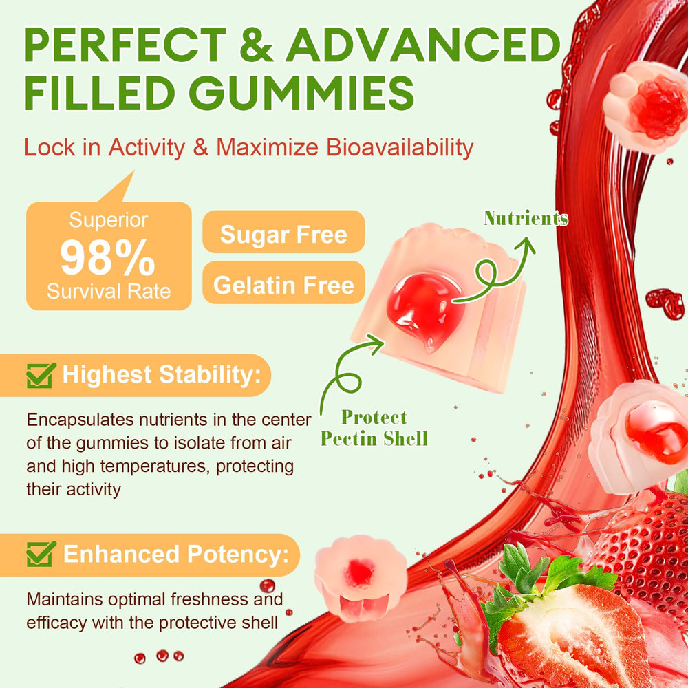 Totaria gummy close-up texture emphasizes chewy daily wellness routine.