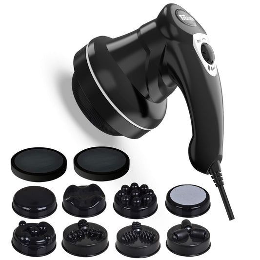 TOTO81JXM handheld massager with eight heads for versatile body sculpting.