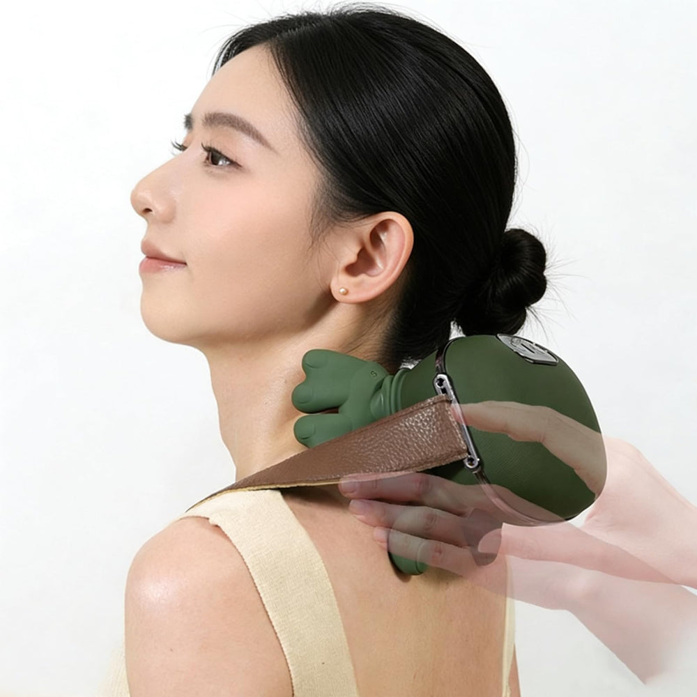 TotoTwinkle neck massager offers three intensity levels for personalized comfort.