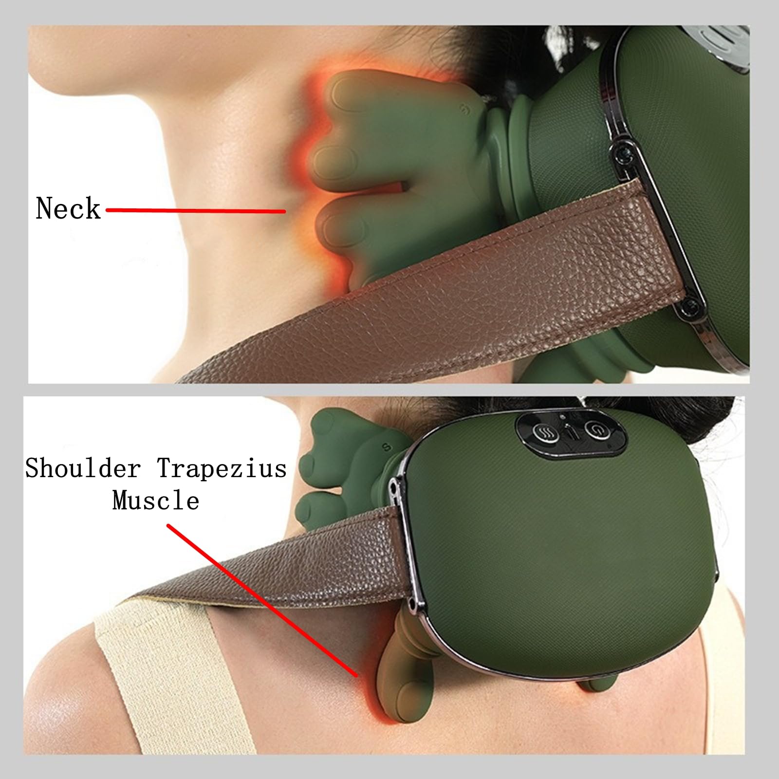 TotoTwinkle neck massager heat function enhances relaxation during chilly evenings.