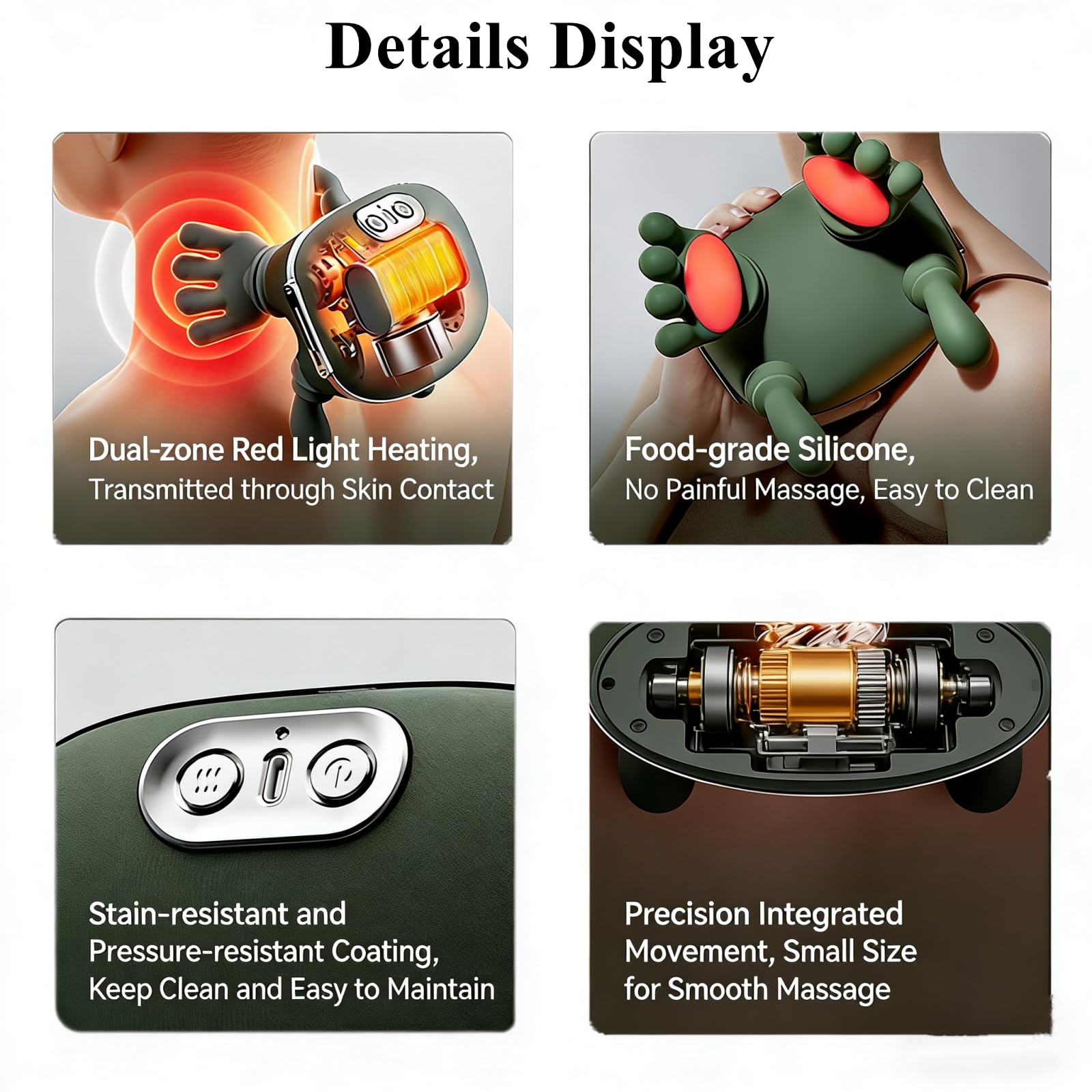 TotoTwinkle neck-shoulder massager in strap mode for versatile hands-free use.