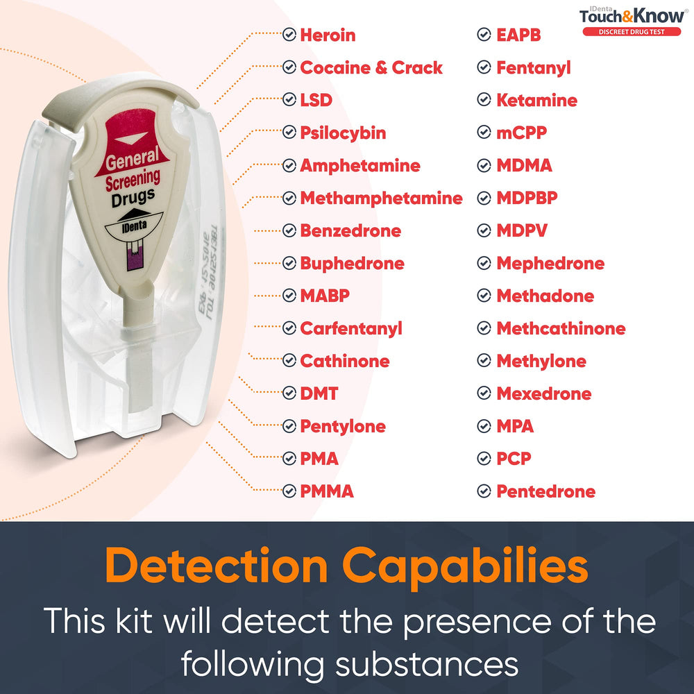 Touch&Know 30-substances icons image shows broad screening capabilities