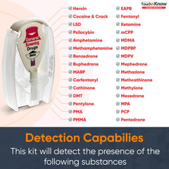 Touch&Know 30-substances icons image shows broad screening capabilities