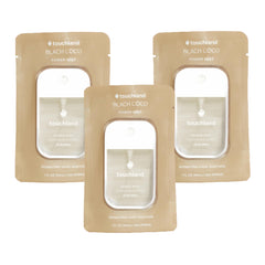 Touchland Beach Coco Trio packaging for on-the-go cleanliness and travel convenience.