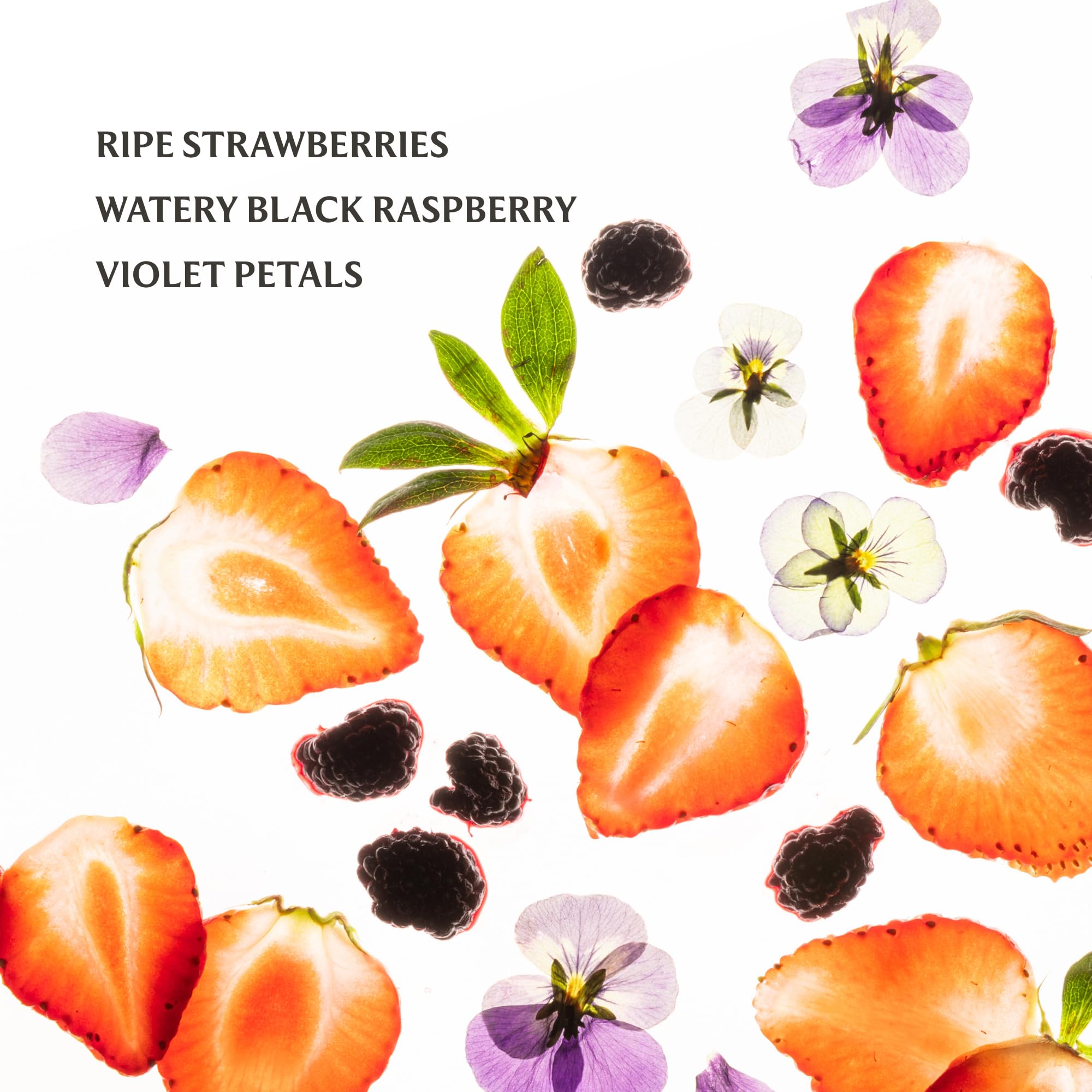 Berry Bliss travel-size 1oz bottles fit easily in a bag.