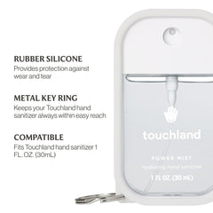 Dermatologist tested vegan cruelty-free Touchland sanitizers for clean skincare