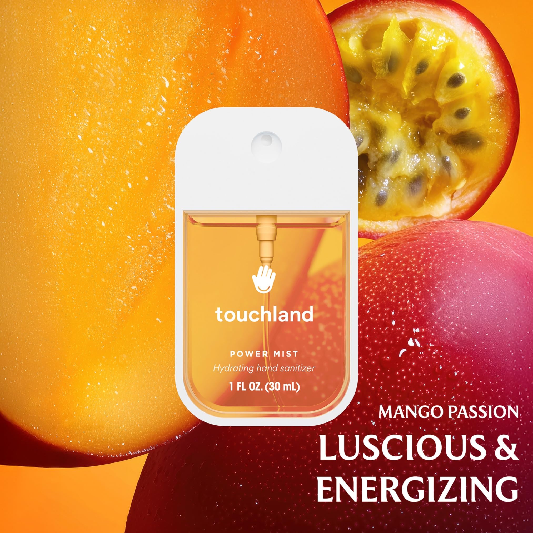 Touchland Watermelon mist bottle highlighting fruity aroma and skin-friendly hydration.