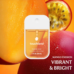 Touchland Juicy 5 Set Velvet Peach spray bottle provides gentle hydration plus a peachy mood.