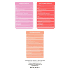 Touchland vegan cruelty-free emblem highlighting ethical skincare.