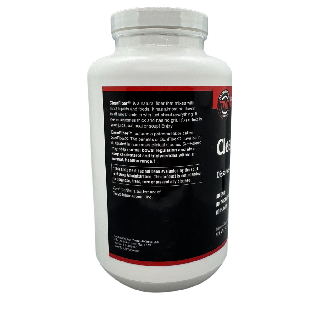 TOUGH-N-TONE ClearFiber dissolves completely in beverages, preserving flavor and texture.