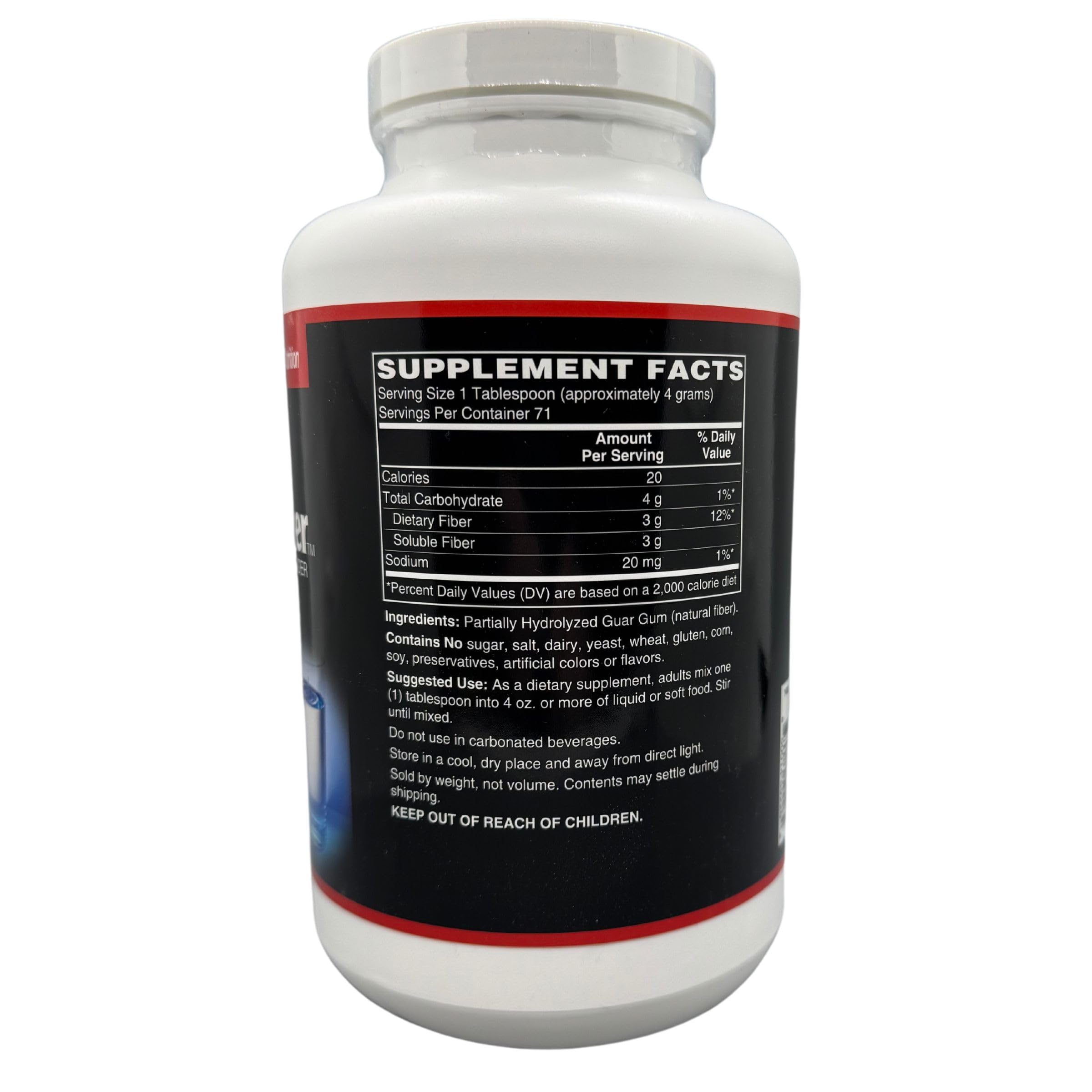 TOUGH-N-TONE ClearFiber scoop demonstrates precise measurement for quick, smooth mixing.