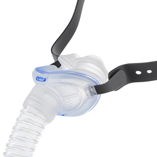 TOY MANIAC replacement CPAP frame AirFit P10 front view showing secure, lightweight design.