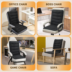 TOYALI warm padding highlights thick fleece for soft, comfortable seating.
