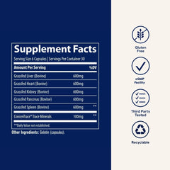 Trace Minerals Beef Organs keto and paleo-friendly.