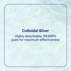 Trace Minerals Colloidal Silver day dose illustrates routine administration