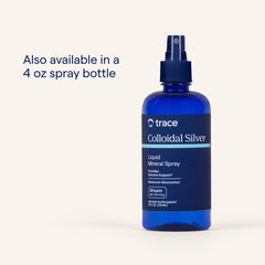 Trace Minerals Colloidal Silver dropper dispense ready-to-use servings