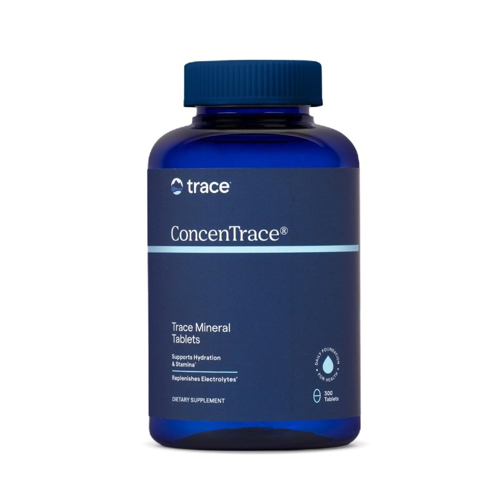 Trace Minerals ConcenTrace bottle front supports daily energy and immune health.