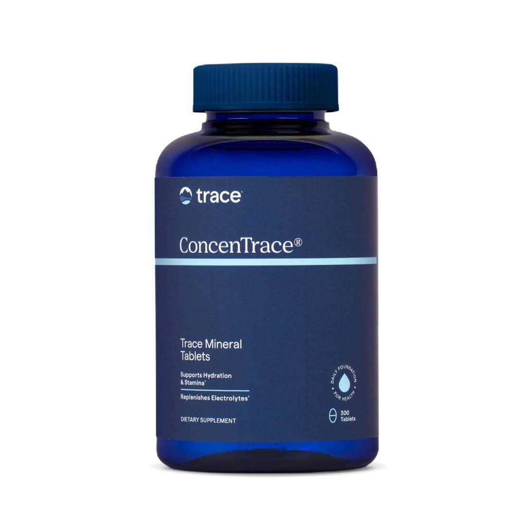 Trace Minerals ConcenTrace bottle front supports daily energy and immune health.