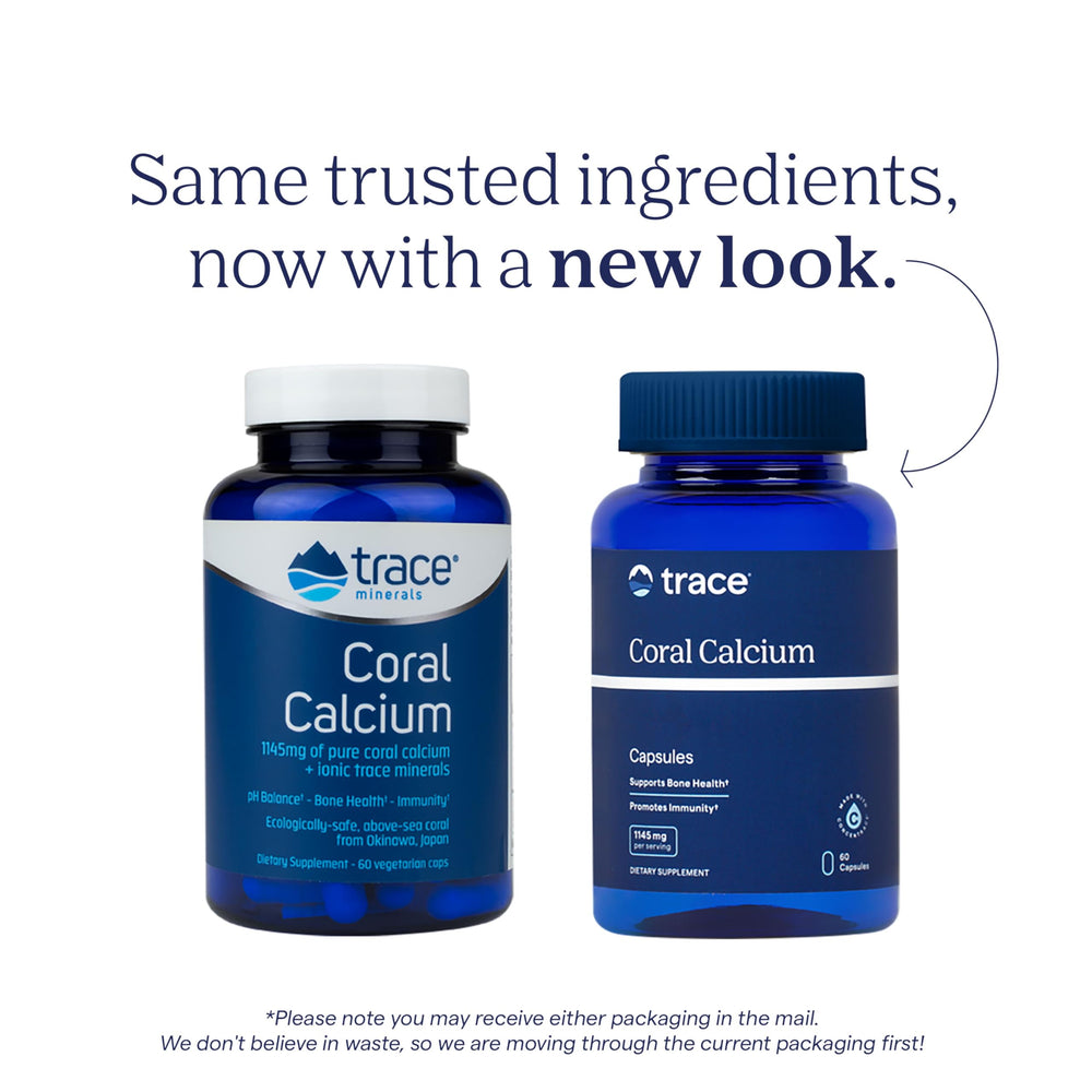 Trace Minerals Coral Calcium lifestyle shot promotes daily wellness