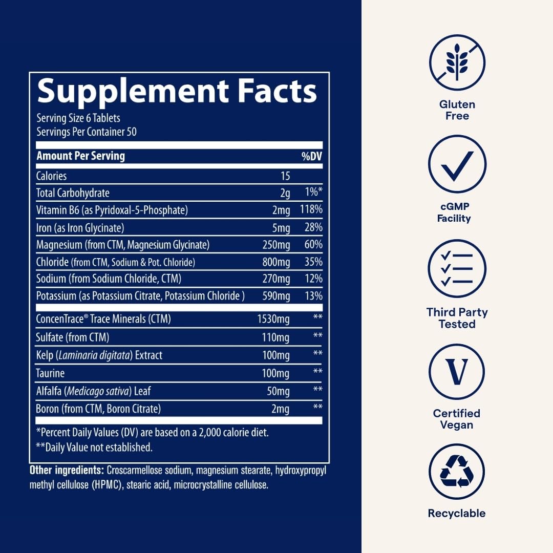 Trace Minerals Electrolyte Stamina in-use glass showing refreshing hydration after a workout