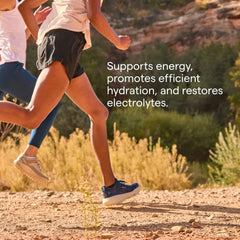 Trace Minerals Electrolyte Stamina tablets close-up highlighting vegan and gluten-free formula