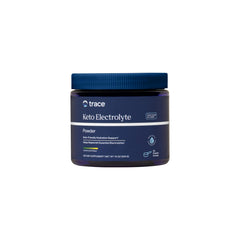 Trace Minerals Keto Electrolyte Powder lemon lime bottle supports hydration during workouts.