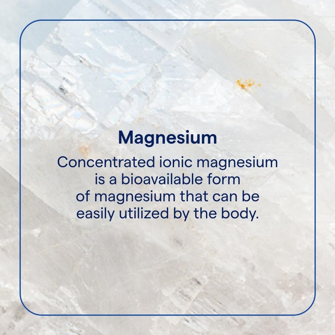 Close-up of Mega-Mag drops dispensing for easy dosing