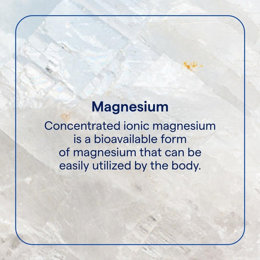 Close-up of Mega-Mag drops dispensing for easy dosing