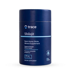 Trace Minerals Shilajit Honey Stick bottle for on-the-go energy support.