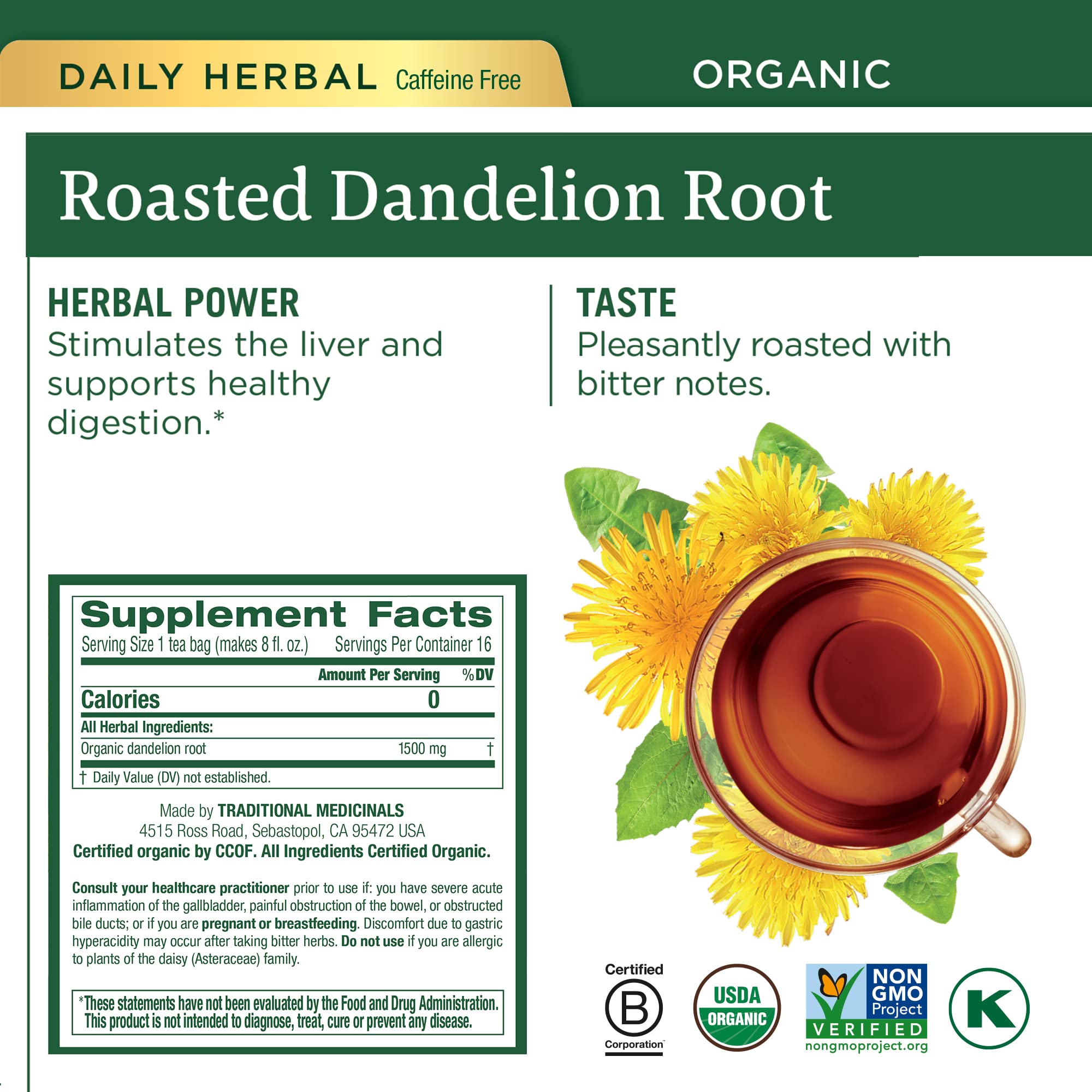 Traditional Medicinals Tea Buddy device, keeps tea hot and flavor-rich during steeping.