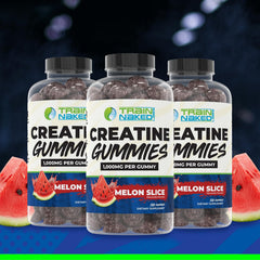Train Naked Labs Creatine Gummies Open Pack: ready to refresh your workout routine after training.