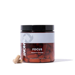 Tranont Focus bottle front with 90 capsules for daily cognitive support