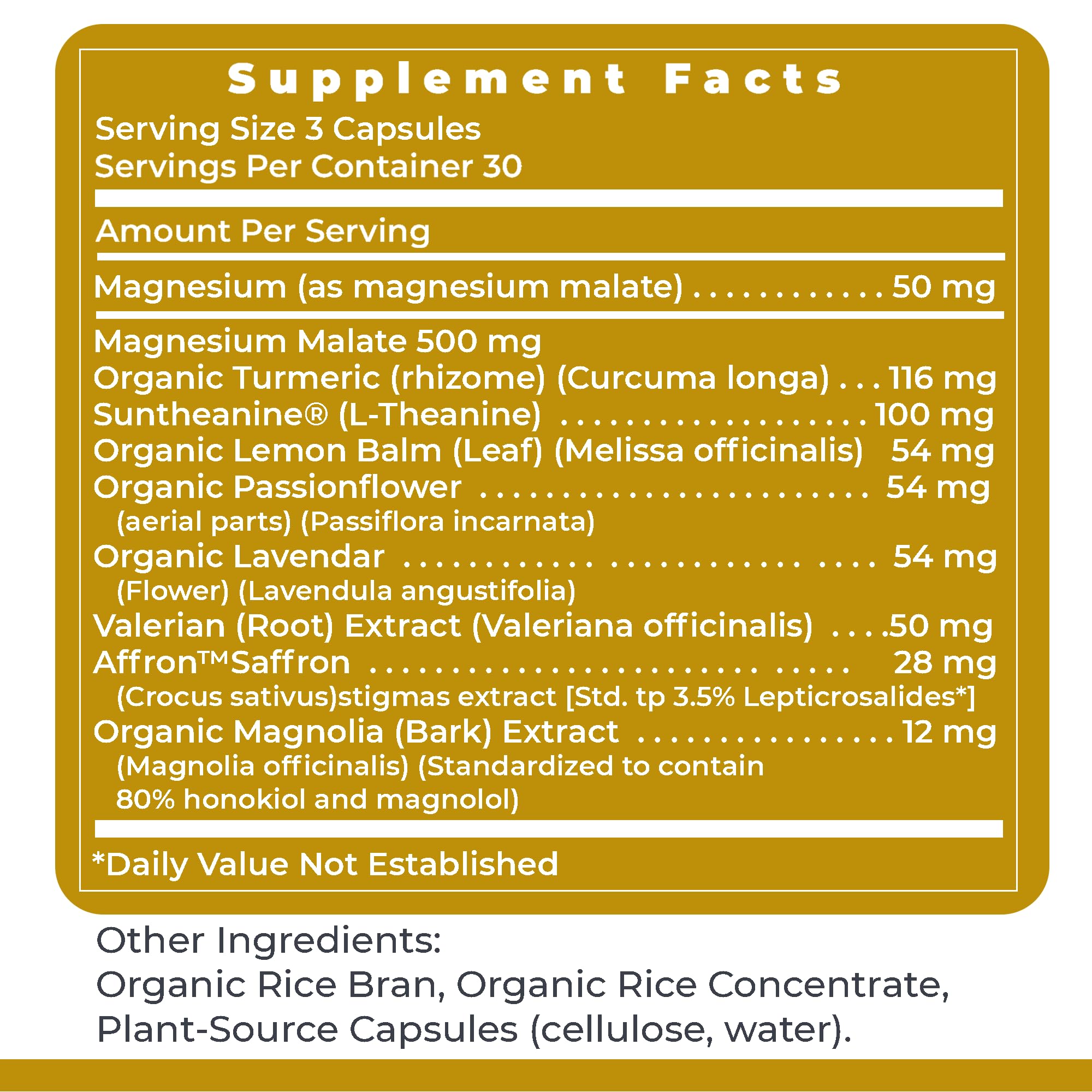 Tranquinol on a nightstand with dim lighting ready for bedtime routine